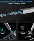 50 In 1 Ratchet Screwdriver Set With Magnetic Bits And Compact Case showing strong magnetic adsorption feature