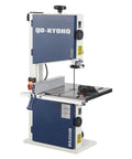 Heavy Duty 10 Inch Bandsaw For Woodworking With 1/2 Hp Motor And Dual Speed Up To 3280 FPM showing the machine's front view and features.
