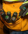 Metric Nut Driver Set 5mm 5.5mm 6mm 7mm 8mm 9mm 10mm with Pass Through Hollow Shafts in leather tool belt
