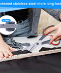 8.5 Inch Multipurpose Scissors Set Of 3 Heavy Duty Stainless Steel Blades For Office School Craft And Sewing Projects Go-To Workhorse For Everyday Classroom And DIY Cutting Tasks, 2.5mm blade