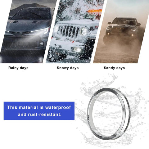 Premium Hub Centric Rings 4 Pcs For Car Wheels 64 To 73 Mm Wheel Adapter Spacers aluminum alloy with waterproof feature.