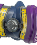 Elipse OV AG P100 Respirator Mask For Acidic And Organic Gases And Vapors Medium Large Size, showing filter details