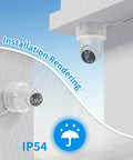 Waterproof Security Camera Junction Box Kit 8 Pack ABS Plastic Wall Mount Brackets for CCTV Cameras Hide Cables installation