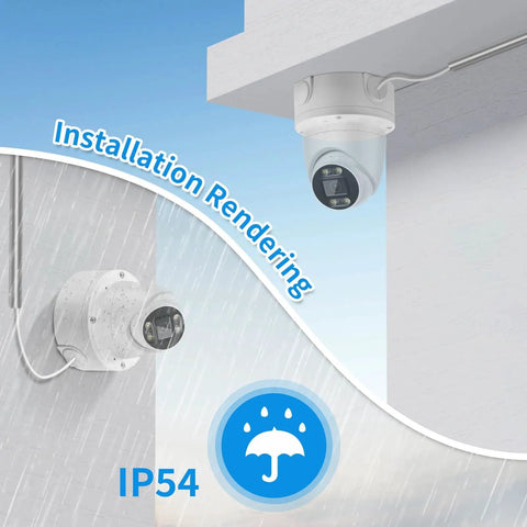 Waterproof Security Camera Junction Box Kit 8 Pack ABS Plastic Wall Mount Brackets for CCTV Cameras Hide Cables installation