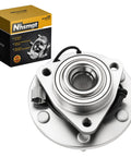 Front Wheel Bearing And Hub Assembly For QX56 2004 Through 2007 Armada 2005 Through 2007 Pathfinder 2004 Titan 2004 Through 2007 With Abs 6 Lug Durable Front Hub Assembly That Keeps Your Ride Smooth with packaging
