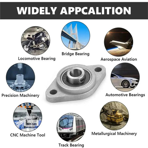 10 Pack Premium Quality Zinc Alloy Pillow Block Bearing Units For 8mm Round Shaft Rods Self Aligning Ball Bearing Housings For machinery use