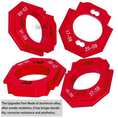 Aluminum RC Motor Mount Upgrade Kit Beefed Up For 1/18 Granite Grom Mega 380 Brushed 4x4 Monster Truck RTR Red Heatsink Mount