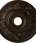 Vienna Ceiling Medallion 20 Inch Diameter Bronze Finish With Deep Relief; Three And A Half Inch Inner Opening