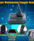 TPDL 20V DeWalt To V7 Battery Adapter Converter For V7 Series Cordless Vacuums with features displayed on blue background