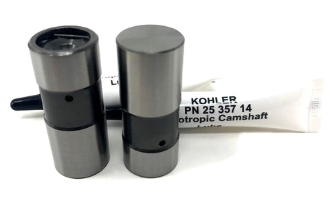 25-351-11-S Hydraulic Valve Lifter Kit Twin Pack with Thixotropic Camshaft Lube and valves for CH18 to LH775 engines