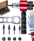 Turn Your Drill Into A Dope Automatic Rivet Nut Gun Kit For M3 To M8 Rivet Nuts And Blind Rivets Includes Quick Change Inserts