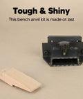 Wooden Bench Pin for Jewelry Making and DIY Projects, Grab and Go Portable Workbench Tool With Adjustable Clamp, Must Have for Cutting