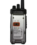 Back view of HD2 DMR Handheld Radio Dual Band Digital And Analog Two Way Radio With 500K Contacts And 3200mAh Battery IP67 Waterproof