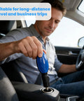 Man inserting Plug And Play Fuel Saver For Cars And Trucks And Diesel Engines Boosts MPG Instantly And Lets You Drive Farther With Easy Installation For Gasoline Diesel Water Lubricants One Piece Universal Vehicle Compatibility into car cigarette lighter