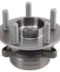 Front view of Rear Left And Right Wheel Bearing And Hub Assembly Set For 2020 To 2025 Ford Explorer Police Interceptor Utility And Lincoln Aviator Two Piece Beefed Up Heavy Duty Replacement Kit.