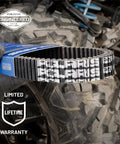 Pro Series Off Road CVT Drive Belt For Sportsman ATV Built To Run Cooler Under High RPMS With Enhanced Heat Resistant Rubber And Durable Cord Treatment For Unmatched Durability And Smooth Power Transfer On Tough Trails, black belt