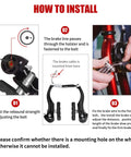 Installation guide for V Type Bike Brakes Set For MTB Front And Rear Calipers With Inner And Outer Cables Aluminum Levers