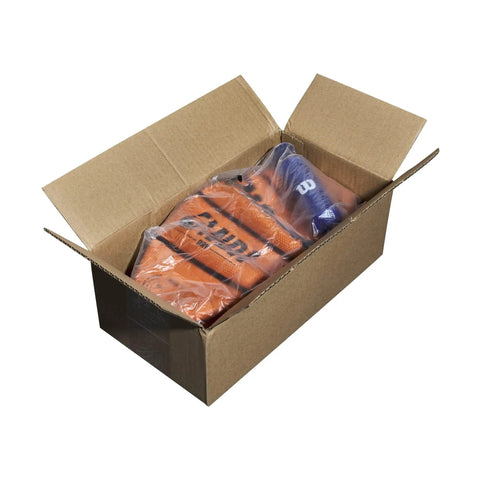 Official DRV Series Basketball 27.5 Inch Size 5 in brown with rugged outdoor cover and NBA branding in open box