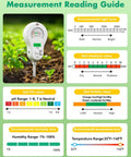 6-In-1 Soil Tester With 3 Probes For Moisture, pH, Fertility, Temperature, Light And Air Humidity, Digital Soil Meter guide