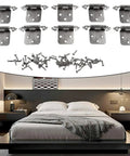 Complete All In One Set Of 10 Self Closing Overlay Flush Cabinet Hinges In Cold Rolled Steel With Polished Chrome Finish Includes 50 Screws