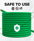 10 AWG Solid Copper THHN THWN Ground Wire Insulated Green 50 Ft Heavy Duty Copper Conductor For Electrical Grounding In Residential Commercial Industrial Wiring Indoor Outdoor Use