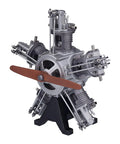 Hands On Five Cylinder Radial Aircraft Engine Model Kit, 1 To 6 Scale, Metal Engine Build For Adults, Educational STEM Toy, Realistic Powerplant Replica, Perfect Gift For Engineers And Makers on stand