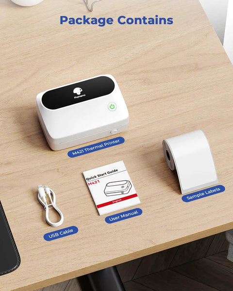 Inkless 4X6 Thermal Label Printer For Shipping Hella Crisp 203 Dpi Prints With Zero Mess Efficiently Loads Roll And Fanfold Paper Simple Setup That Kicks Things Into High Gear