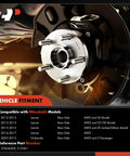 Rear Wheel Bearing Hub Assembly 5 Lug For Mitsubishi Outlander 2007 2013 AWD And Lancer 2012 2017 AWD All Wheel Drive Vehicles High Load Capacity Durable Replacement Part installed on vehicle