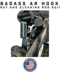 Badass AR Hook Strut and Cleaning Rod Guide Twin Pack for Easy Rifle Maintenance Durable Non Marring Polymer USA Made