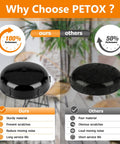 Comparison of Rugged Wrought Iron Patio Furniture Foot Caps Scratch Resistant Scuff Guards for Metal Chairs, showcasing durability.