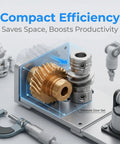 Brass Gears and Bronze Gear Set for Robot Wheels 10 to 1 Industrial Drive Kit with micrometer and robotic components