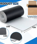 Heavy Duty Black Conveyor Belt 12 Inch Wide 25 Foot Long PVC Fabric Drive Belt With One Side 120 Cover