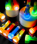 30 Piece Mini Flashlight Set With Lanyards Batteries Included Bright Colorful Handheld Torches For Kids Camping Hiking Gift Party Favors