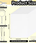 161 Piece Shrink Plastic Keychain Making Kit With 30 Sheets, Includes Hole Punch, 20 Lobster Clasps, 100 Jump Rings, 10 Lanyards