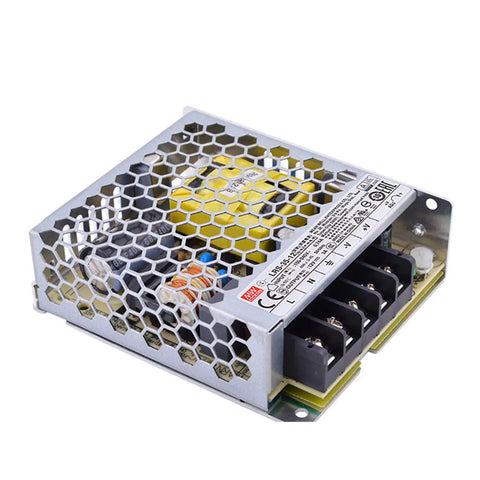 Rock Solid 36W 12V 3A Single Output Switching Power Supply unit with fanless design and metal casing for smart home use.