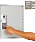 110 Key Steel Safe Cabinet With Digital Lock For Wall Mount Key Storage Box Pro Grade Heavy Duty Powder Coated Steel