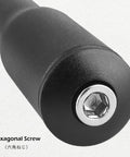 Hexagonal screw of Quill Stem Riser Extender For Road And Mountain Bikes, 6061 Aluminum Alloy, Polished Anodized Black