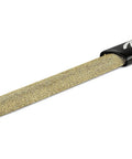 Pro Grade Heavy Duty Eight Inch Half Round Hand Rasp With Slick Ergonomic Soft Grip Handle and Tough Tungsten Carbide Coating close-up
