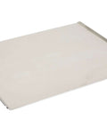 Wear-Ever Aluminum Cookie Sheet Pan 17 by 14 Inches, heavy gauge bake tray with two curved edges, shown at an angle.