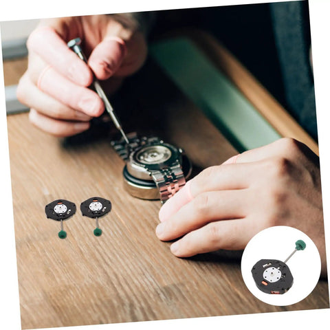 Quartz Movement Replacement Kit 6 Pcs for DIY Watch Repair with Universal Compatibility shown during usage