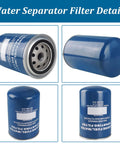 Water Separator Filter 10 Micron For Yamaha MAR-FUELF-IL-TR Sierra 18-7866 Mallory 9-37807 Outboard Motors Two Pack Replacement