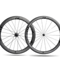 Routte Carbon Road Wheelset 700C Ultralight Disc And Rim Brake Clinchers Tubeless Ready D45 R45 displayed with carbon rims