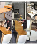 Heavy Duty 50 Inch Drawer Slides With Full Extension Soft Close Dampers And Silent Wheels Thickened Steel Ball Bearing Cabinet Tracks That Move Smooth As Butter shown in kitchen with multiple drawer setups.