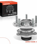 Rear Wheel Bearing And Hub Assembly 5 Lug Fit Hyundai Elantra 2008-2012 With 4 Wheel ABS L4 2.0L Engine Replacement