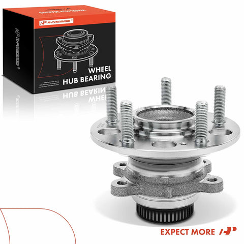 Rear Wheel Bearing And Hub Assembly 5 Lug Fit Hyundai Elantra 2008-2012 With 4 Wheel ABS L4 2.0L Engine Replacement