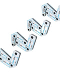 Heavy Duty Magnetic Welding Magnets Positioning Kit Eight Piece Set With 15 45 60 90 Degree Angles in silver metal frame.