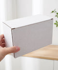 20 Pack White Corrugated Cardboard Mailing Boxes For Shipping And Parcel Packaging, Heavy Duty White Paper Parcel Boxes, Ideal For Small Business, Warehouse, Moving, 6.3 By 4 By 3.2 Inches
