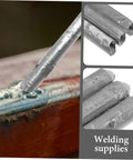 Aluminum Welding Rods Set With Low Temp Easy To Use Weld Sticks For Beginners And Pros, close-up of rods on metal surface