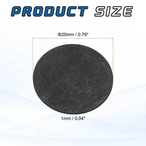 Round Graphite Block Disk Ingot High Purity Graphite Electrode Plate Sheet 20x1mm For Melting Casting And Electrolysis In Labs