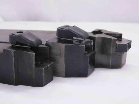 Three Piece Lathe Turning Tool Holder Set Featuring One Inch Square Shank And A No Nonsense Build, showing the tool holders from an angled view.